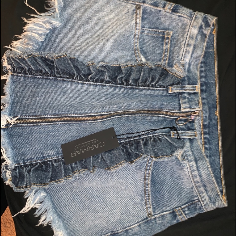 Brand New NWT Carmar Denim Skirt